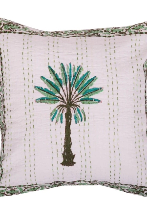 hand-block-print-palm-tree-decorative-stitch-cotton-cushion-cover-size-16x16