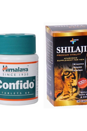 herbal-care-shilajit-plus-30-caps-himalaya-confido-tab-60-combo-pack