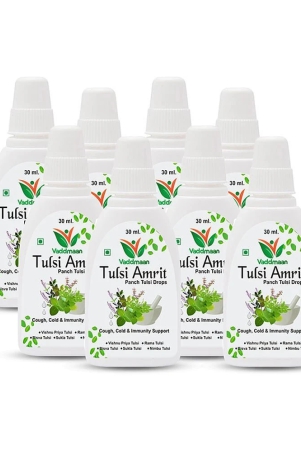 vaddmaan-tulsi-amrit-8-x-30-ml-panch-tulsi-ark-drops-pure-organic-concentrated-extract-of-5-rare-tulsi-for-natural-immunity-boosting-cough-and-cold-relief