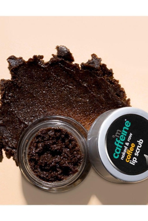 mCaffeine Coffee Lip Scrub for Chapped & Pigmented Lips - 100% Vegan