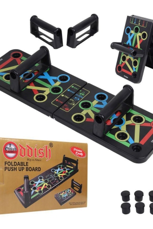 oddish-push-up-board-with-14-in-one-muscle-toning-system-multifunctional-colour-coded-foldable-push-up-board-for-body-muscle-training-multi-color