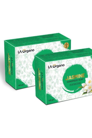 la-orgno-jasmine-handmade-natural-bath-bar-soap-bathing-bar-100-g-pack-of-2