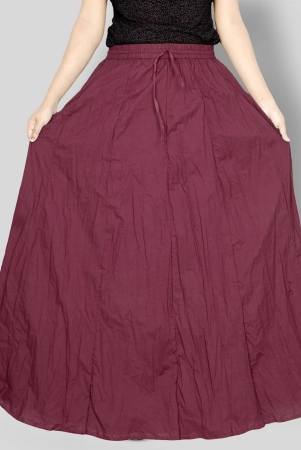 sttoffa-maroon-cotton-womens-broomstick-skirt-pack-of-1-30