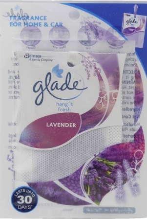 Glade Hang It Fresh Lavender Favour Air Freshner 8 gm