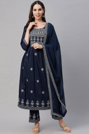 amiras-indian-ethnicwear-blue-a-line-rayon-womens-stitched-salwar-suit-pack-of-1-none