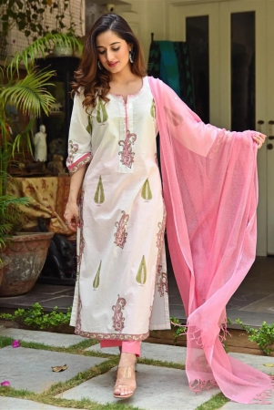 pink-white-regular-wear-kurti-with-bottom-dupatta-set-xl