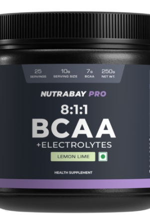 nutrabay-pro-bcaa-811-with-electrolytes-7g-vegan-bcaas-1000-mg-electrolytes-intrapost-workout-energy-drink-250g-lemon-lime