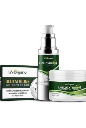 la-organo-l-glutathione-serum-scrub-soap-facial-kit-g-pack-of-3