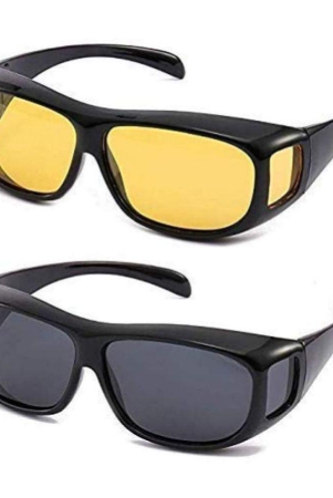 thriftkart-black-square-sunglasses-pack-of-2-medium