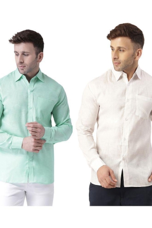 kloset-by-riag-100-cotton-regular-fit-self-design-full-sleeves-mens-casual-shirt-white-pack-of-2-none