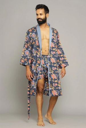 mens-blue-cotton-hand-printed-kimono-robe-with-boxer-m