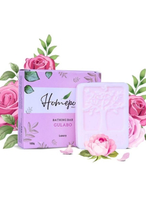 Homepour, Gulabo Soap - Luxury Bathing Soap, 100g - Handmade Soap