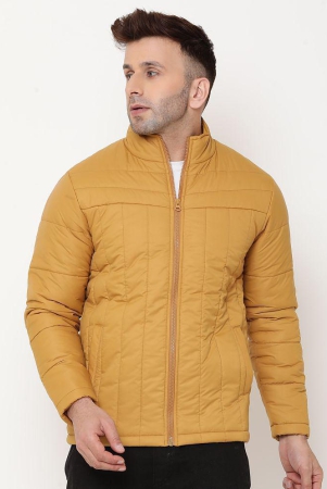 9TY3REE Polyester Men''s Puffer Jacket - Mustard ( Pack of 1 ) - None