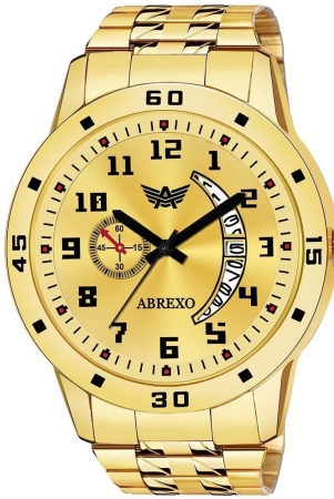 Abrexo Gold Stainless Steel Analog Mens Watch