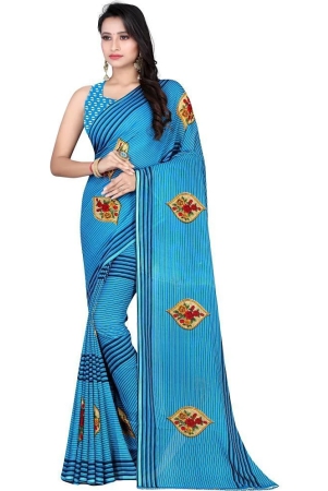 leelavati-light-blue-georgette-saree-with-blouse-piece-pack-of-1-light-blue