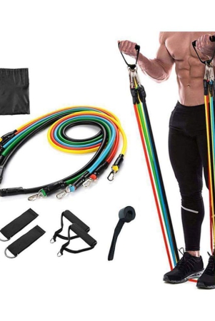 resistance-exercise-bands-with-door-anchor-handles-waterproof-carry-bag-legs-ankle-straps-for-resistance-training-physical-therapy-home-workouts-resistance-band-multi-color