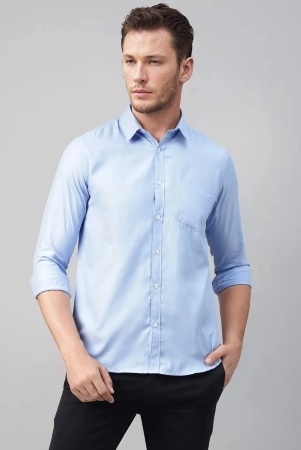 urbanmark-cotton-blend-slim-fit-solids-full-sleeves-mens-casual-shirt-light-blue-pack-of-1-none