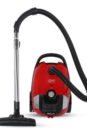 Croma 1600 Watts Dry Vacuum Cleaner (3.5 Litres Tank, Red)