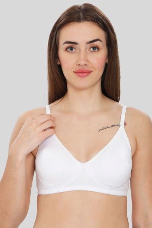 ilraso-white-cotton-non-padded-womens-t-shirt-bra-pack-of-1-none