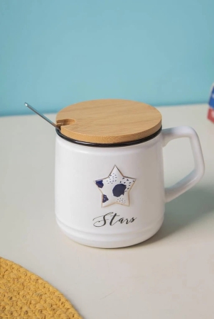 star-ceramic-coffee-mug-with-lid-350-ml-stirring-spoon