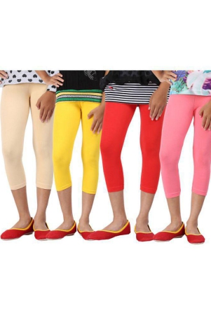 beigeyellow-and-red-colours-capri-leggings-for-girls-2-3-years