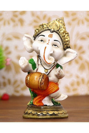 ecraftindia-showpiece-resin-ganesha-idol-7-x-8-cms-pack-of-1