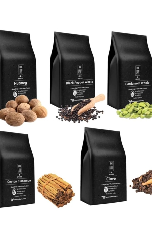 gift-pack-of-indian-spices-cardamom-clove-black-pepper-ceylon-cinnamon-nutmeg-whole-pouch