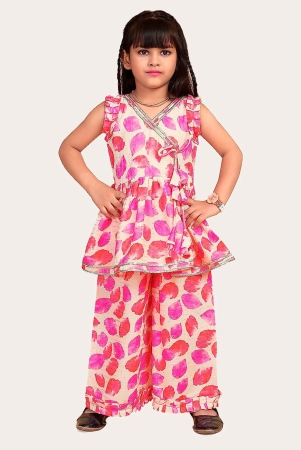 girls-ethnic-readymade-suit-sleeveless-top-kurta-with-palazzo-pant-traditional-clothing-set-for-kids-pink-6-years-7-years