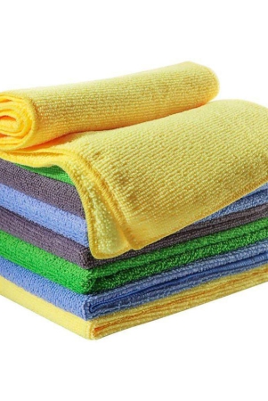 ingens-multicolor-250-gsm-microfiber-cloth-for-automobile-pack-of-8-