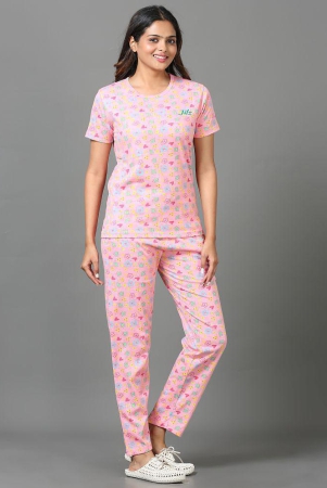 jilz-pink-cotton-womens-nightwear-nightsuit-sets-pack-of-1-none