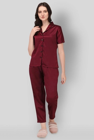 smarty-pants-maroon-silk-womens-nightwear-nightsuit-sets-pack-of-1-s