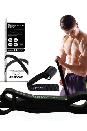 slovic-fitness-resistance-band-42-inch-loop-with-door-anchors-pull-up-training-bands-for-calisthenics-with-workout-guide-black-30-75-lbs-black