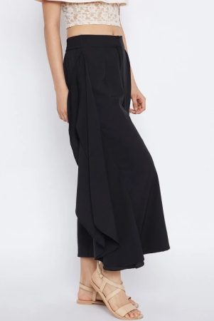 women-black-relaxed-loose-fit-solid-culottes