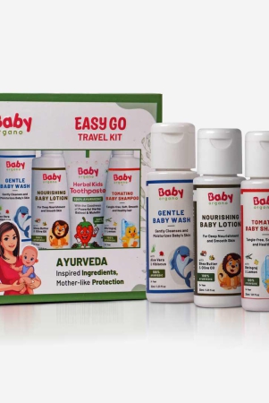 babyorgano-easygo-travel-kit-for-baby-care-gentle-baby-wash-30ml-nourishing-baby-lotion-30ml-baby-shampoo-30ml-herbal-kids-toothpaste-10gm