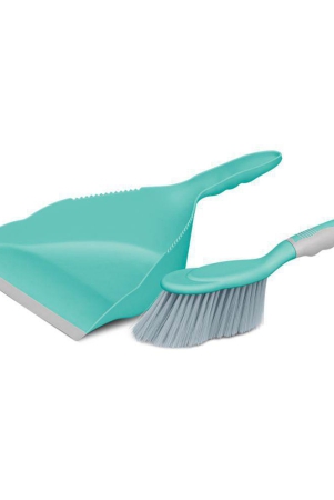 spotzero-by-milton-dustpan-set-with-brush-aqua-green-pack-of-2