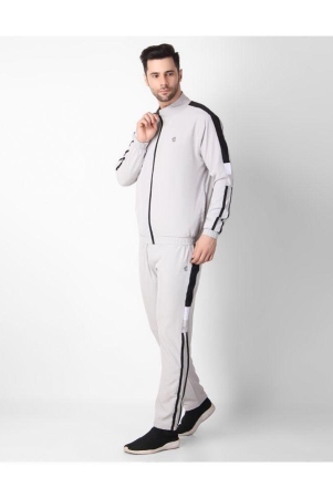 forbro-light-grey-polyester-regular-fit-mens-tracksuit-pack-of-1-m