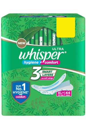 whisper-hygiene-plus-comfort-sanitary-pads-for-womenxl-pack-of-44-4-pads-free