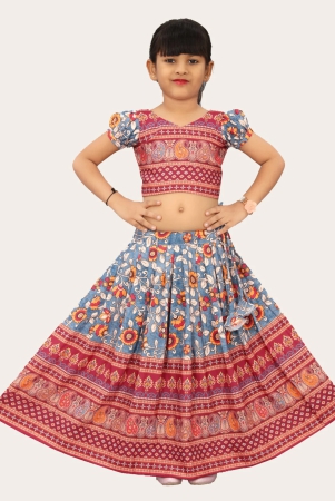 girls-rayon-silk-fully-stitched-lehenga-choli-bandhani-print-multicolor-lehenga-choli-set-maroon-3-years-4-years