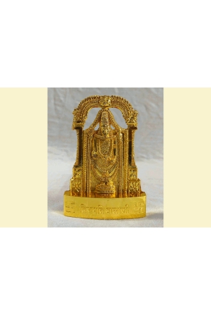 lord-srinivasa-balaji-standee-big-4-inches-gold