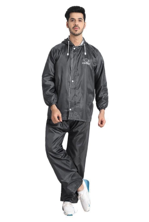 Zacharias Grey Rain Suit - 2XL