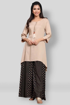 juniper-beige-rayon-womens-asymmetrical-kurti-pack-of-1-xs