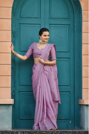 fabulous-onion-color-cotton-saree