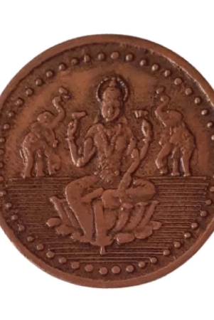 extremely-rare-old-vintage-half-anna-1835-maa-laxmi-beautiful-religious-temple-token-coin