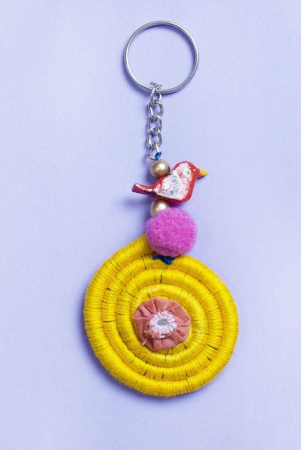 yellow-spiral-key-ringbag-charm