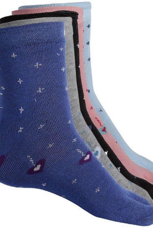 texlon-multicolor-cotton-womens-ankle-length-socks-pack-of-5-none