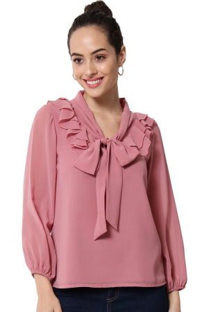 all-ways-you-women-top-georgette-fabric-pink-xs