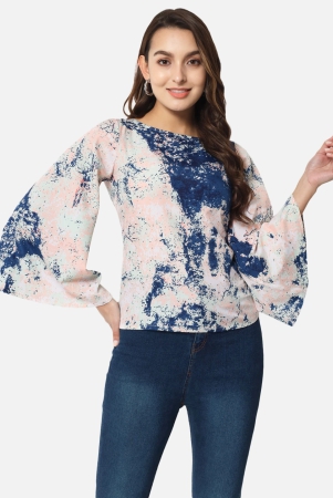 all-ways-you-women-top-crepe-fabric-blue-xs