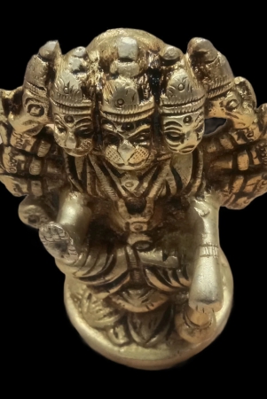 vrinda-metal-art-brass-punchmukhi-hanuman-idol-idol