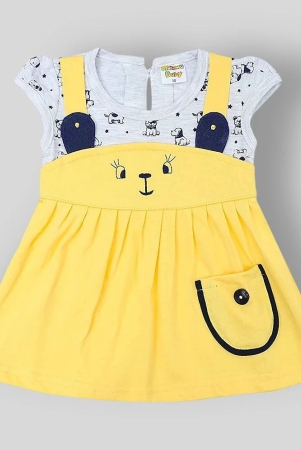 nammababy-yellow-cotton-blend-baby-girls-dress-pack-of-1-none