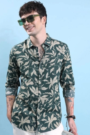 ketch-100-cotton-regular-fit-printed-full-sleeves-mens-casual-shirt-green-pack-of-1-none